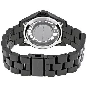 Marc by Marc Jacobs Henry Skeleton Dial Black Plastic Ladies Watch Timepiece Marc by Marc Jacobs Women main image 3